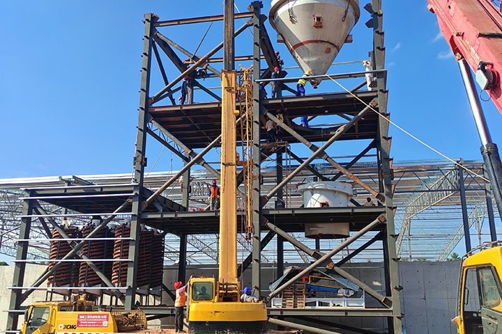 A Tanzania 1,200TPD Float Glass Sand Processing Plant Project