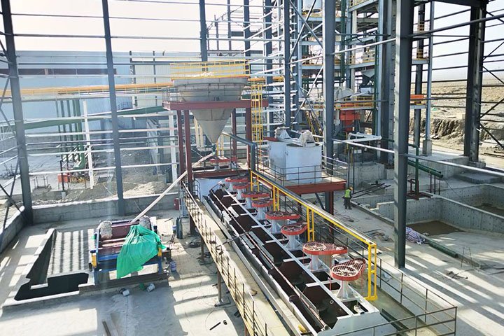 I Gansu 3,000TPD Quartz Glass Sand + Quartz Slab Sand Dual-processing Project