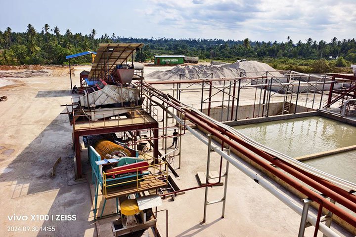 C Tanzania 1,200TPD Float Glass Sand Processing Plant Project