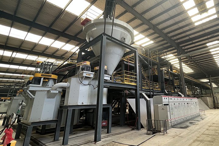 F Shandong 3000TPD Quartz PV Glass Sand Processing Plant
