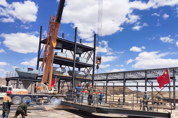 D 800TPD Fracturing Sand Processing Plant in Ningxia