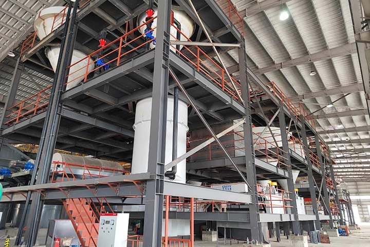 B Fujian 3,000TPD Photovoltaic-grade Silica Sand Processing Plant