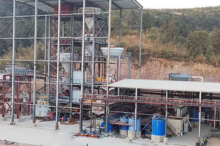 F 1,500TPD Quartz Glass Sand Processing Plant Project
