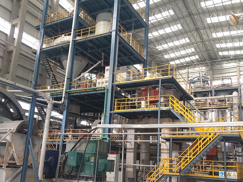 1 Complete Processing Line for Slab-grade Silica Sand with Acid Leaching in Xinjiang