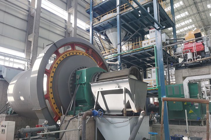 B Complete Processing Line for Slab-grade Silica Sand with Acid Leaching in Xinjiang
