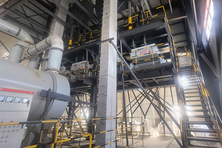 N Complete Processing Line for Slab-grade Silica Sand with Acid Leaching in Xinjiang