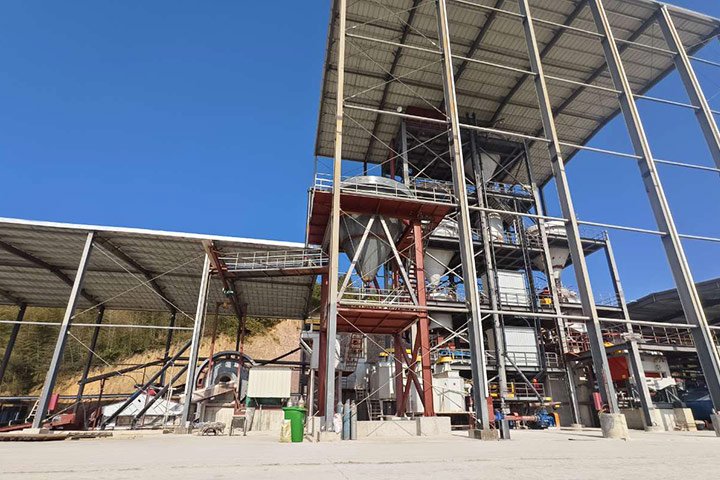 C 1,500TPD Quartz Glass Sand Processing Plant Project