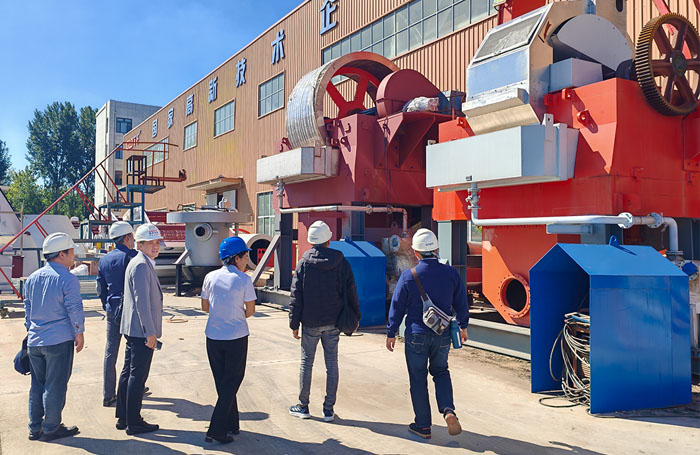 Indonesian customers visit Guote Mining Equipment 09