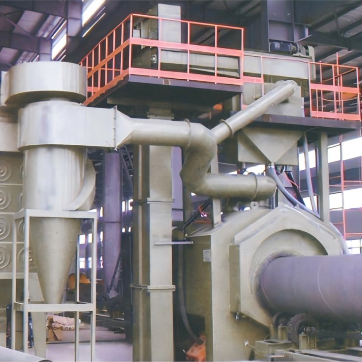 QG Series Steel Pipe Inner/outer Wall Shot Blast Cleaning Machine