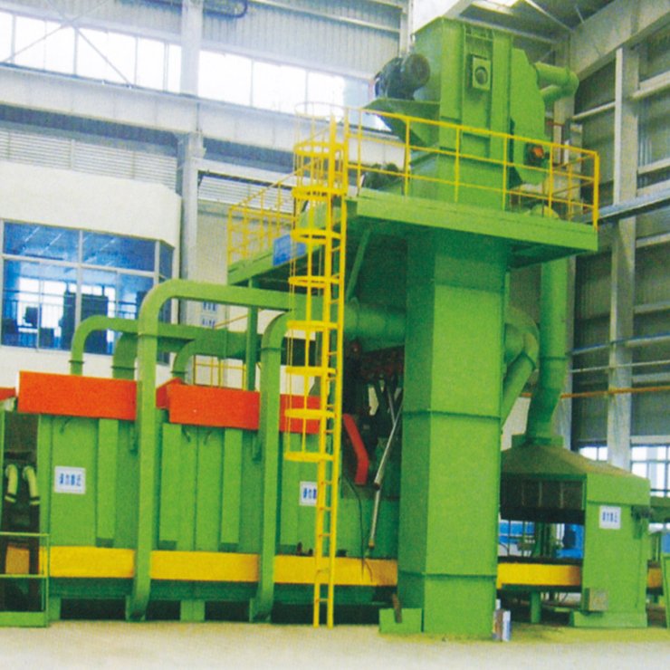 Q69 Steel Plate , Section Shot Blast Clean- up Machine