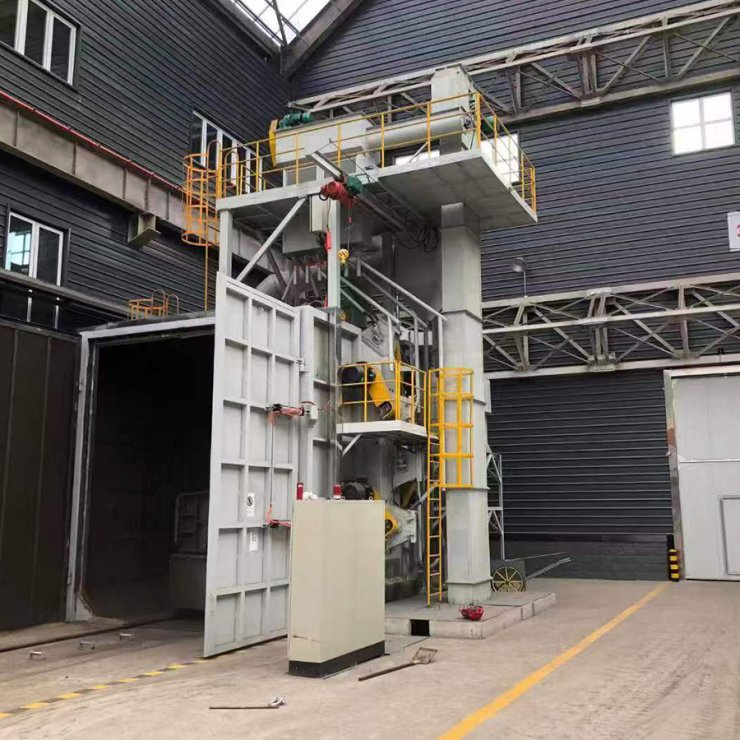 Large Trolley Shot Blasting Machine