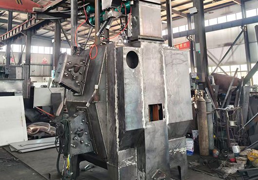 Feicheng Xubo Q376 double-hook shot blasting machine, equipped with shot blaster Q036