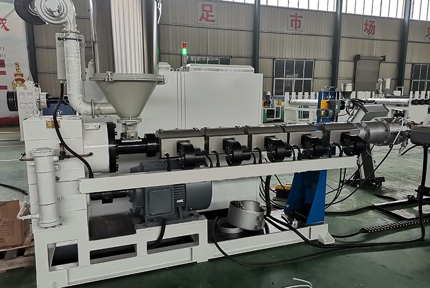 HDPE large diameter hollow wall winding pipe production line