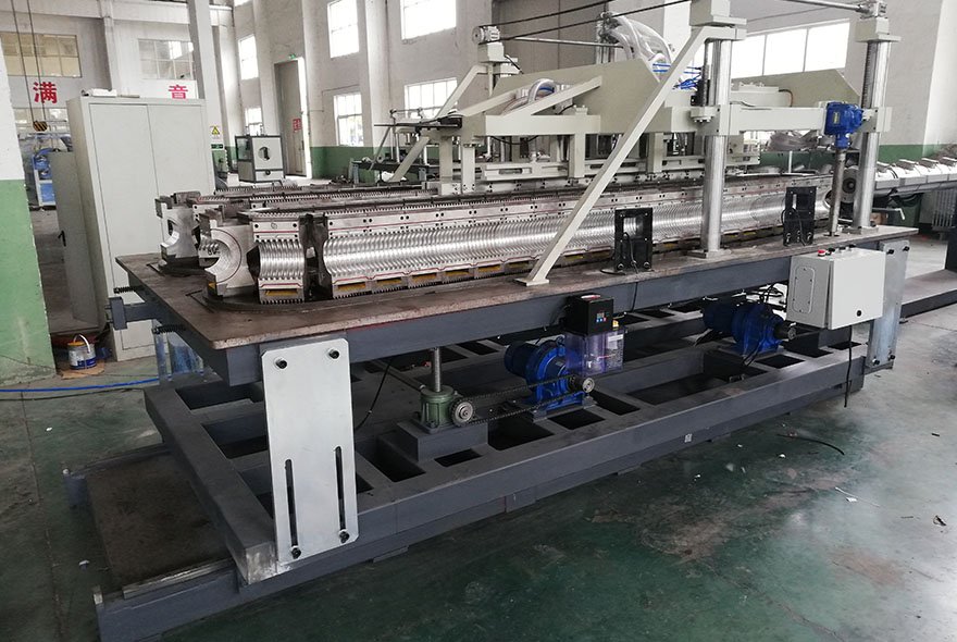 Double wall corrugated pipe production line manufacturer