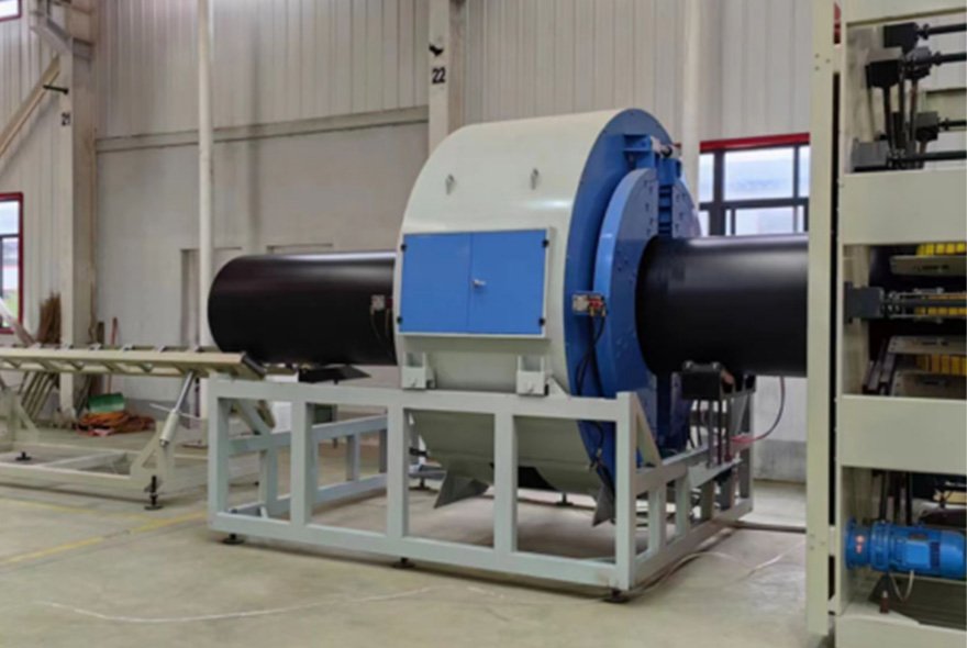 PE insulation jacket pipe production line
