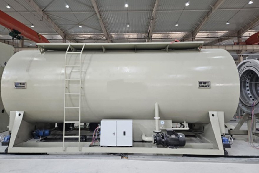 PE insulation pipe extrusion line