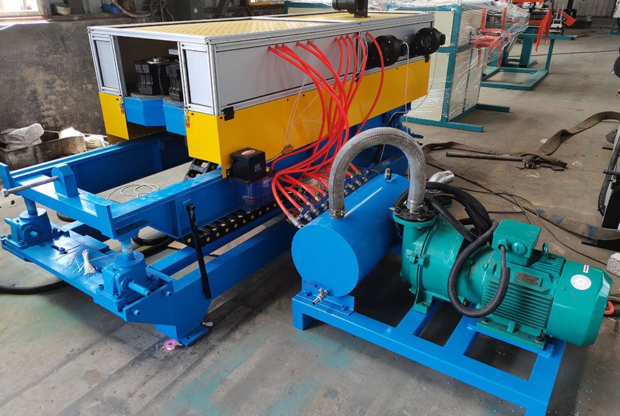 Double wall corrugated pipe making machine