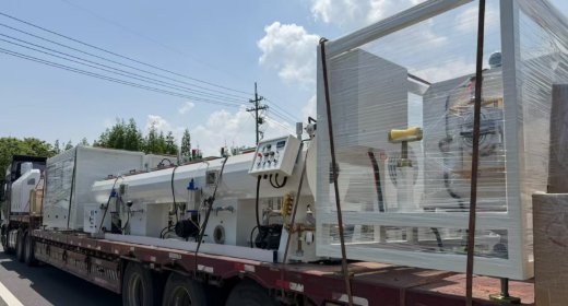 PE Pipe Production Line Shipped to Uzbekistan