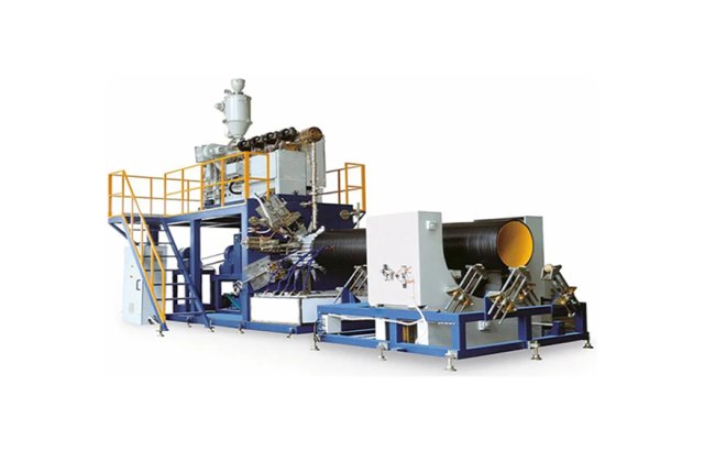 Large Diameter HDPE Hollow Wall Winding Pipe Production Line
