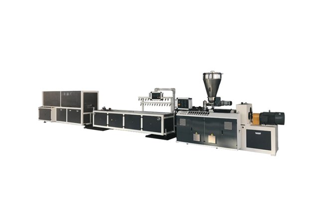 PVC/PE/PP Wood Plastic Composite (WPC) Profile Production Line