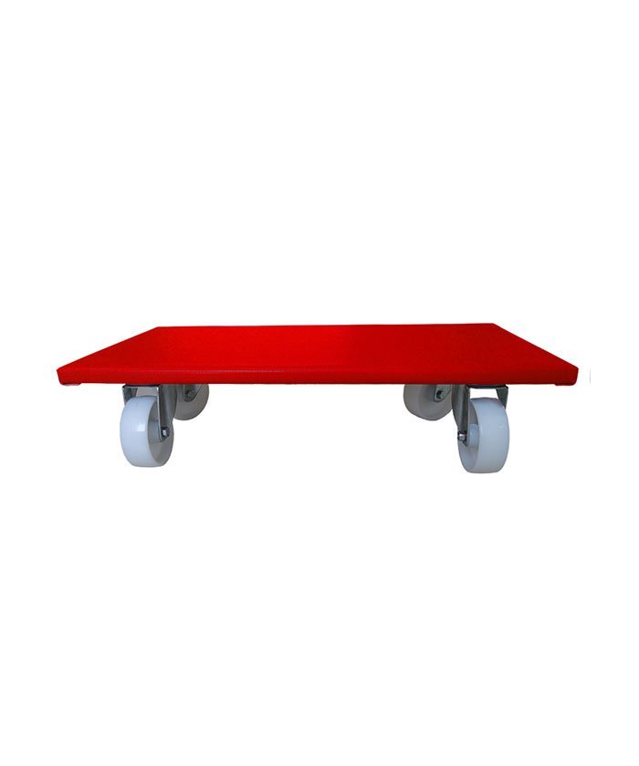 Non-slip coating Dolly,4``polyamide wheels