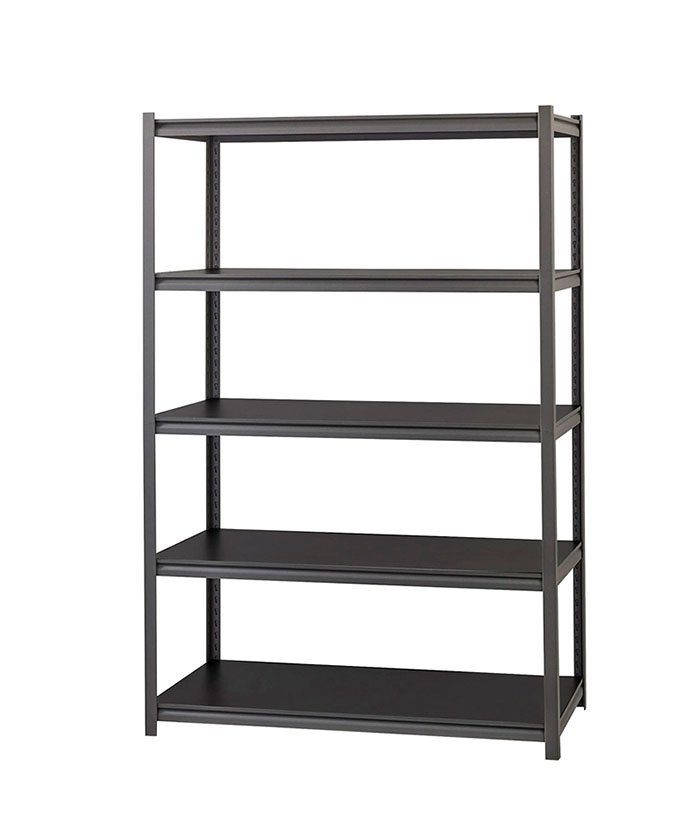5Layer Rivet Shelving ,Concealed Post+Z beam+Melamine Lamination Board