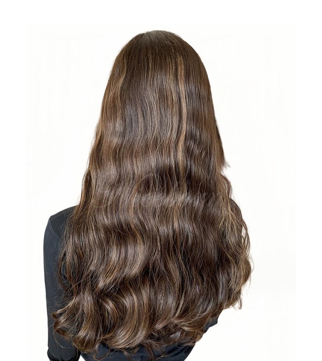 Super Fine European Hair Hot Sale 24inch Lace Top Wig #4/6-12
