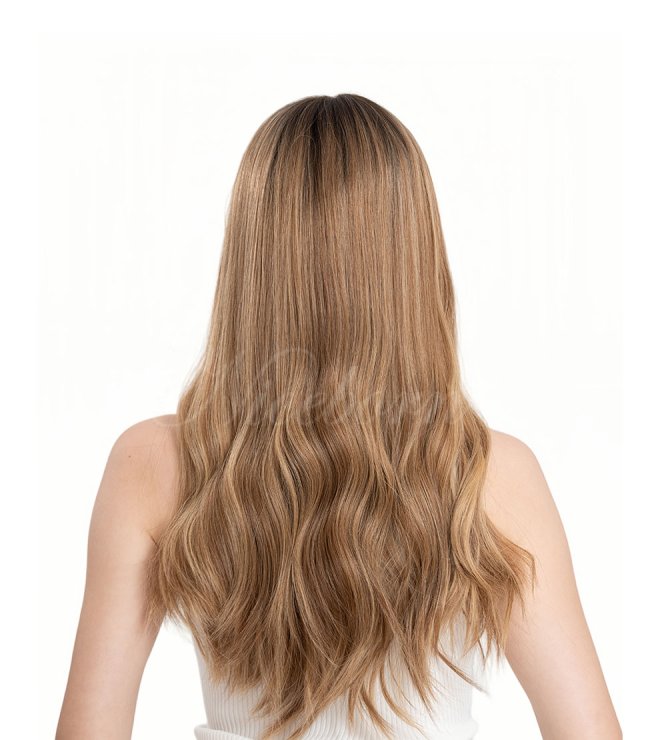Handtied premium hair lace top wig 20inch no layer RAY