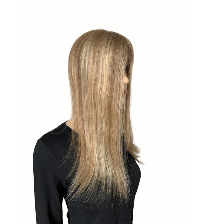 5x3.5inch mini human hair Mono topper 18inch Ray