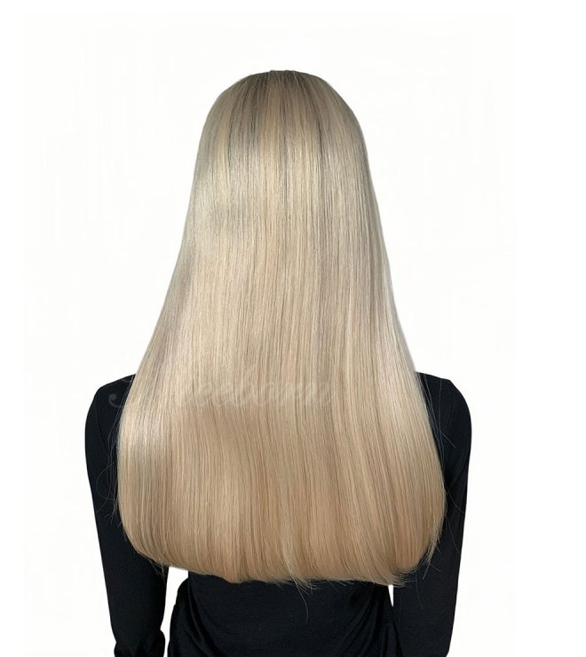 Luxtury human hair 22inch lunar lace top wig 