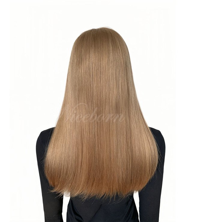 Free part human hair lace top wig 20inch Natural sunlight