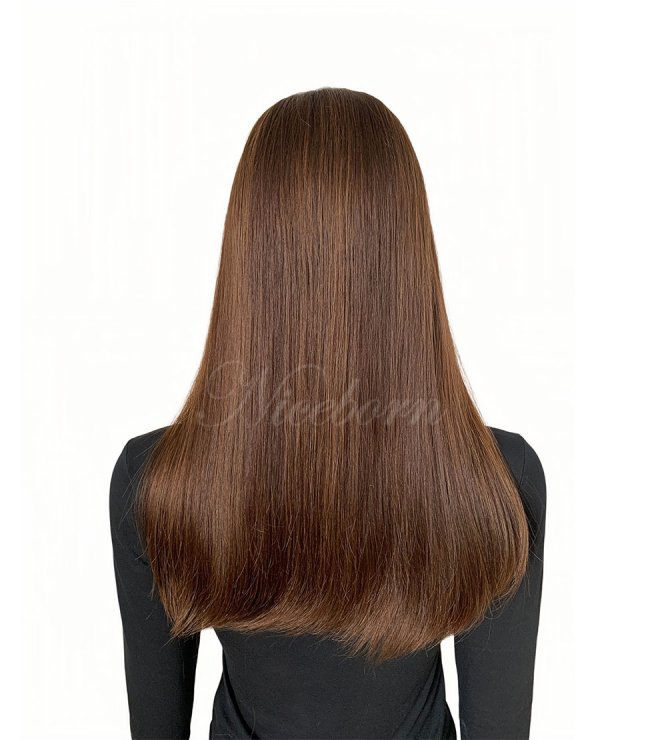 NICEBORN 22inch small layer copperwood human hair lace top wig