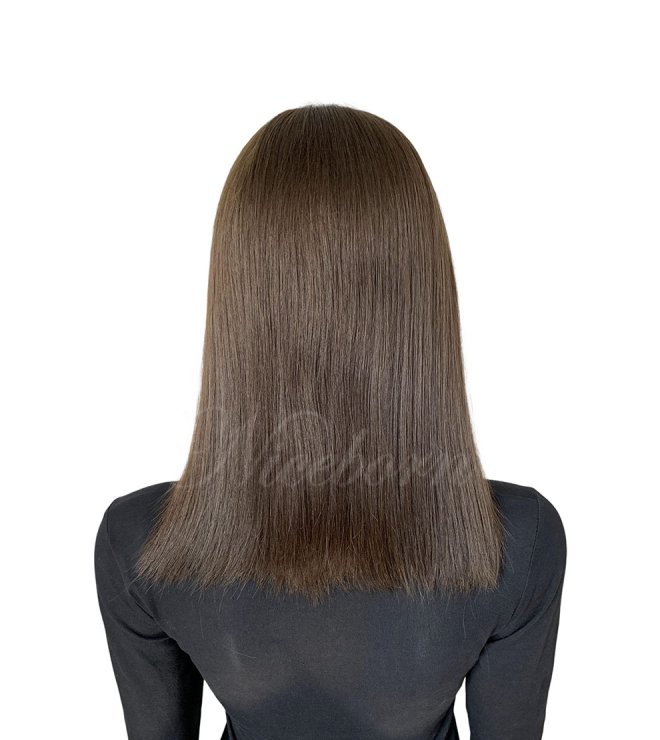 16inch Mochaccino Brown lace top wig 