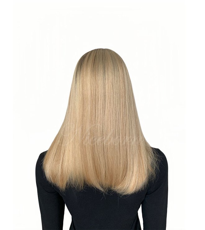 2026 new design Golden Honey European hair new skin lace top wig 