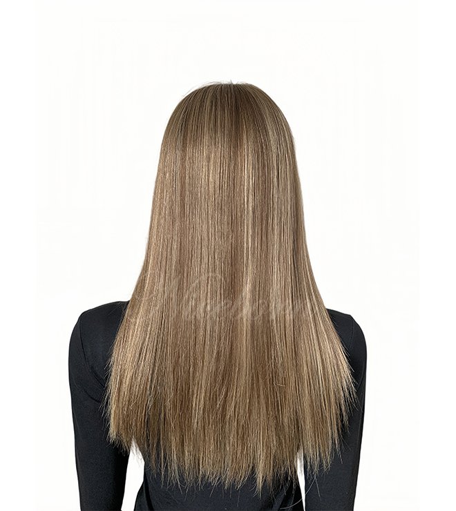 20inch Amber 100% virgin European human hair light breathable full hand tied glueless wig