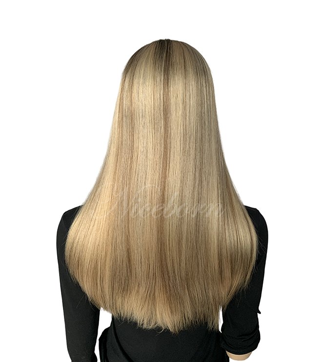 Human Hair Medical Wig 23inch Sunny blonde for Women of Chemotherapy, Cancer Recovery, Alopecia, Hair Loss or with Sensitive Scalps