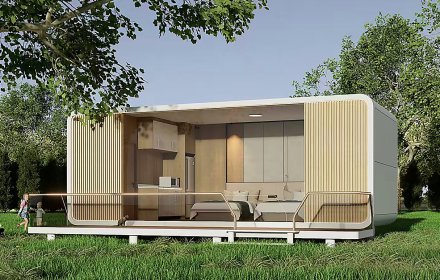 Solar Powered Apple Cabin Pod A5