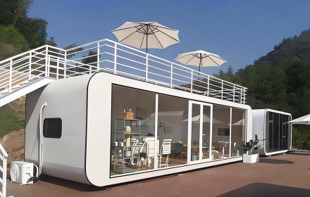 Off-Grid Solar Apple Cabin House A5