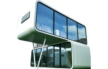 Ticket Booth Apple Cabin Pod A5