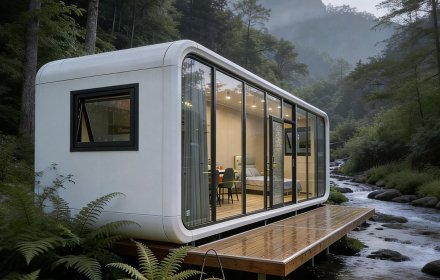 Galvanized Steel Apple Cabin A5