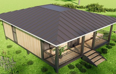 20ft Glamping Resort Prefab House EX-20