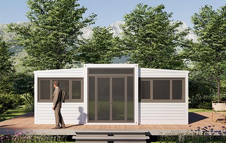 30ft Info Center Prefab House EX-30