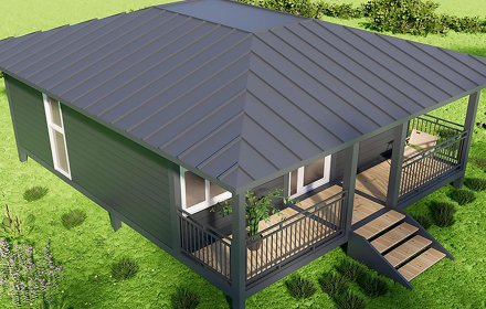 20ft Eco-Lodge Folding House EX-20
