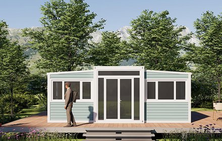 30ft Mobile Clinic Prefab Home EX-30
