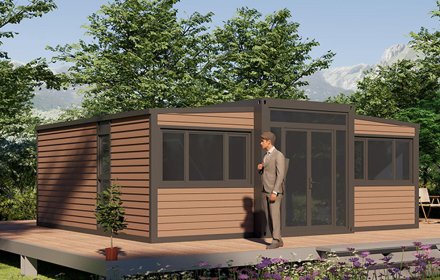 20ft Detached Studio Tiny House EX-20