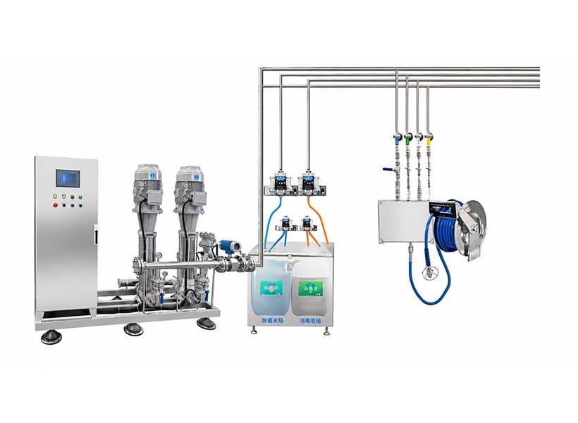 Central Foam Cleaning Station