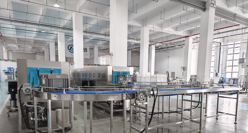 South Korea Commercial Crate Washing Line