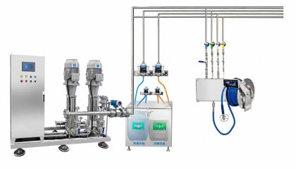 Central Foam Cleaning Station: Scaling Food Factory Sanitation from Single-Point to System-Wide Coverage