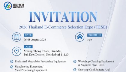 Meet Henger in Bangkok: Discover Complete Food Processing Solutions at TESE 2026