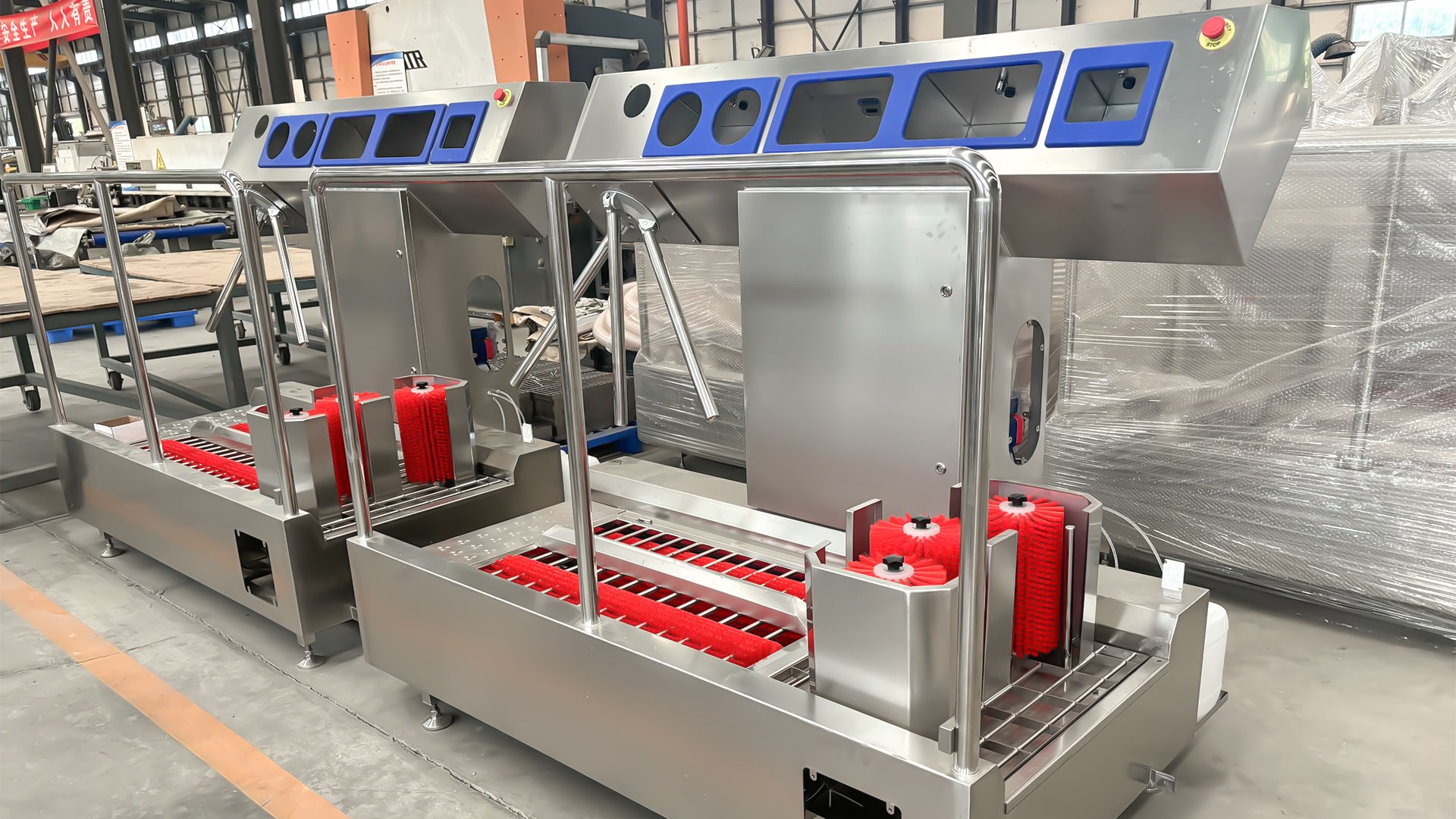 304 stainless steel Henger Technology HE-HCDS03 hygiene cleaning station factory workshop